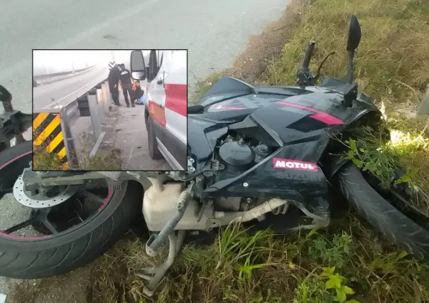 Motociclista fallece en la carretera Mérida-Baca por la neblina