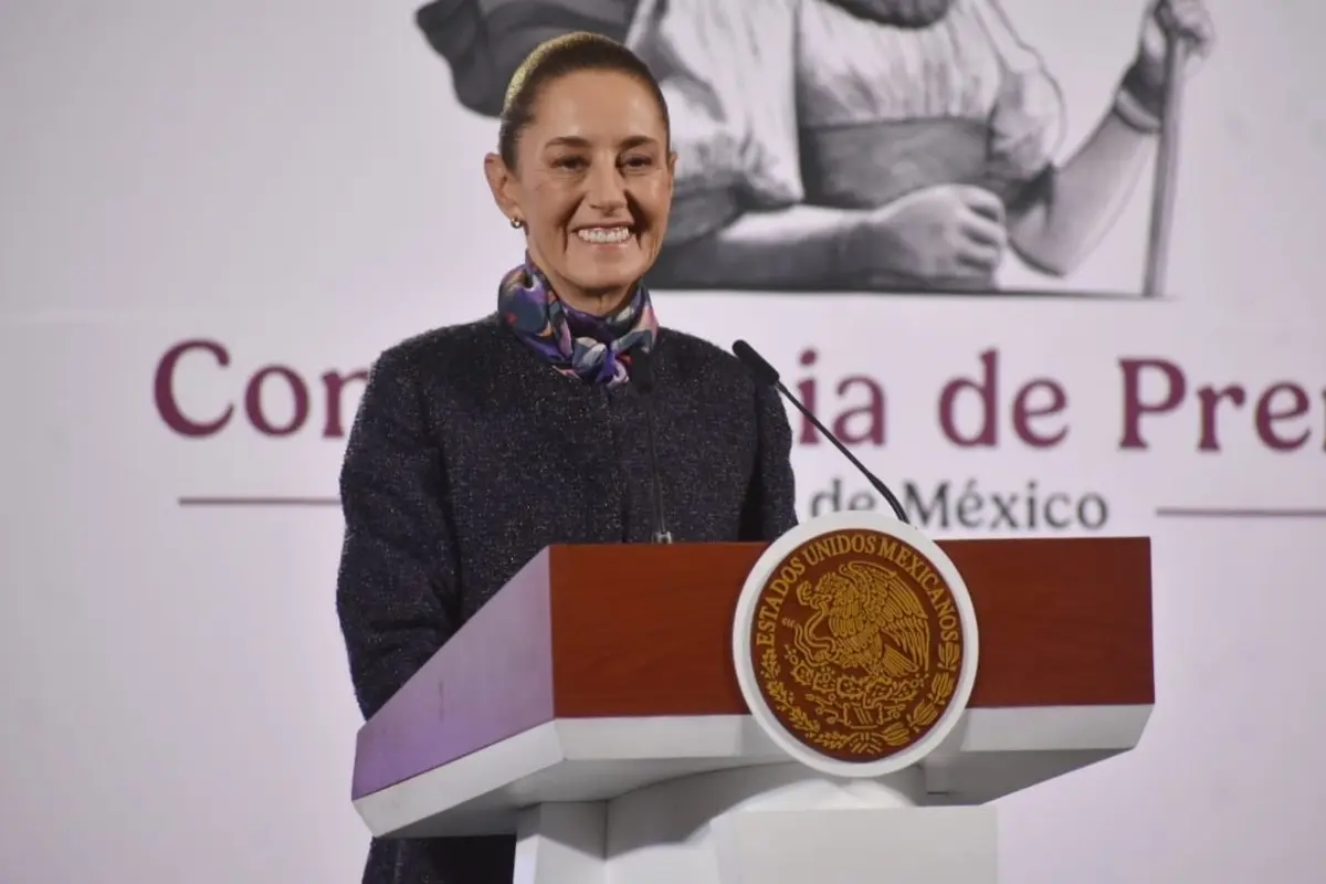 Claudia Sheinbaum en conferencia de prensa Foto: Enrique Pérez