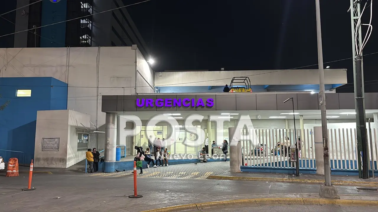 Entrada al Hospital Metropolitano en San Nicolás de los Garza, donde las autoridades detuvieron al hombre. Foto: POSTA MX.