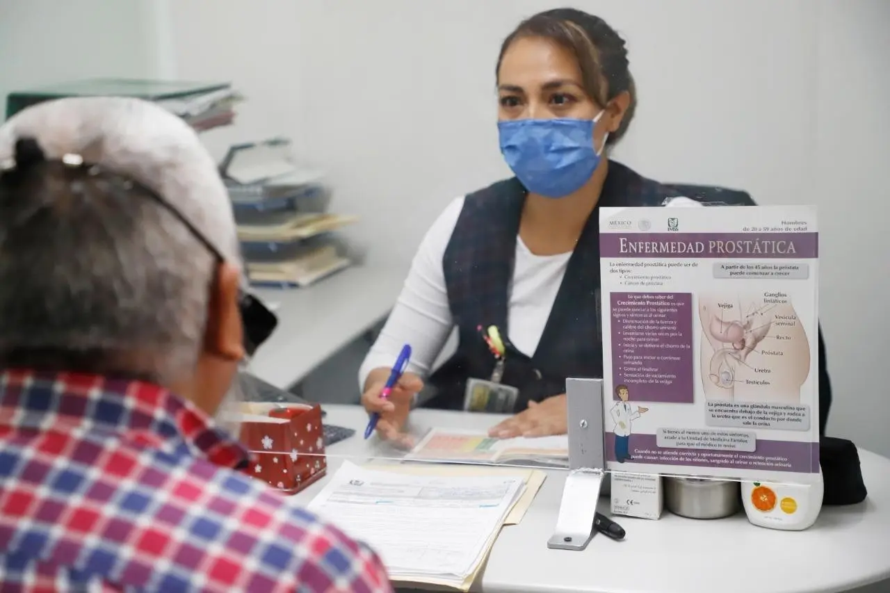 El IMSS Coahuila llama a los hombres mayores de 45 años a realizarse el examen de la próstata. (Fotografía: IMSS Coahuila)