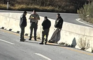 Detienen en enfrentamiento en Autopista Monterrey-Saltillo a un pistolero