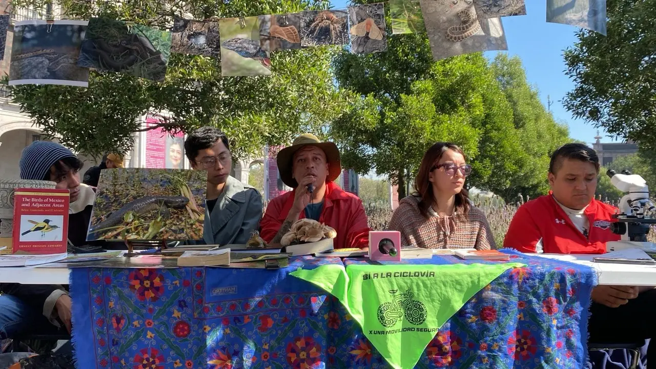 Activistas frenan obra en el Parque Sierra Morelos; Temen daños ambientales. Foto: POSTA