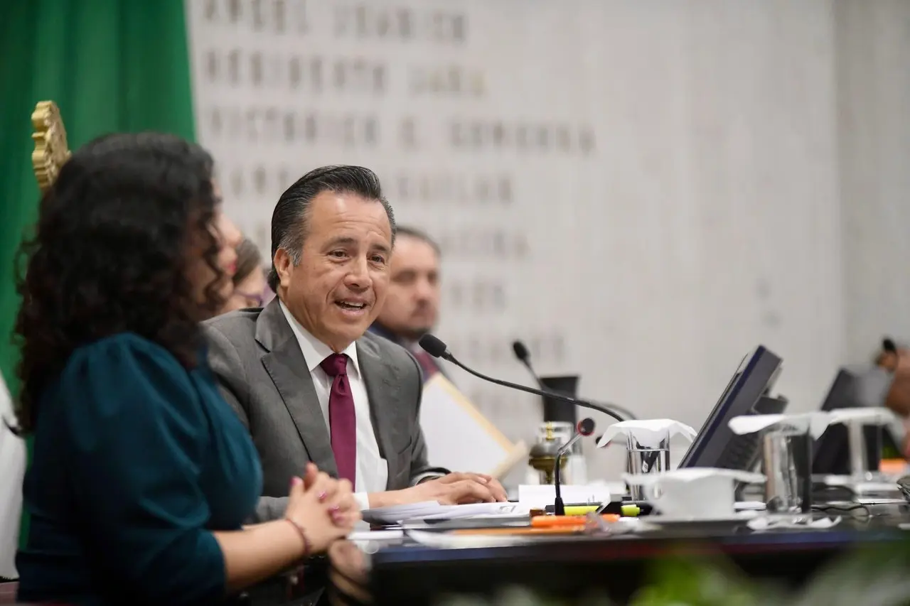 El gobernador de Veracruz, Cuitláhuac García Jiménez. Foto: Rosalinda Morales