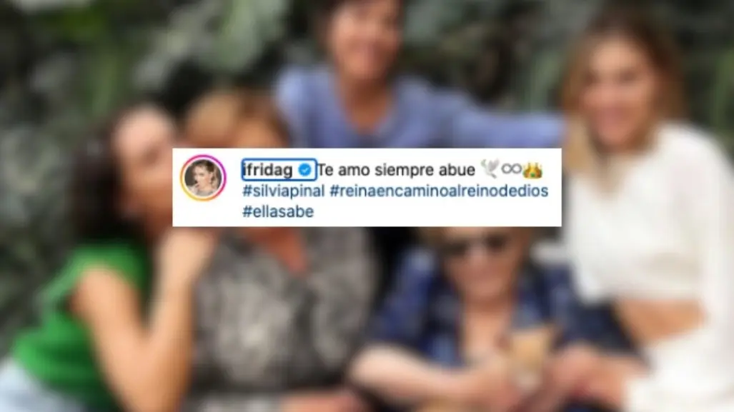 Frida Sofía, nieta de Silvia Pinal, dedica unas palabras de despedida a su abuelita