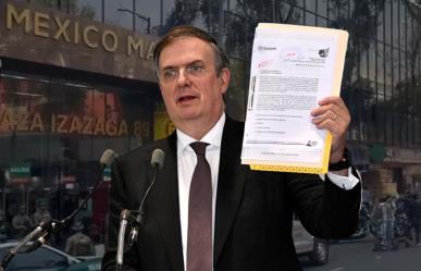 Marcelo Ebrard presenta denuncia por contrabando en Plaza Izazaga 89