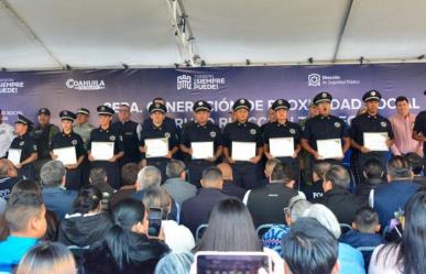 Se gradúa tercera generación de cadetes de la Policía de Torreón