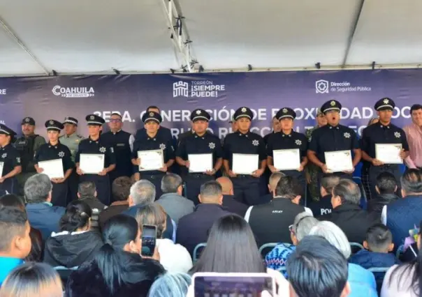 Se gradúa tercera generación de cadetes de la Policía de Torreón