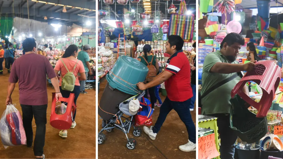 Muchas personas acuden a la feria solo para aprovechar las rebajas Foto: Cortesía