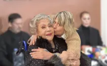 Silvia Pinal se fue tranquila y en paz, asegura Alejandra Guzmán