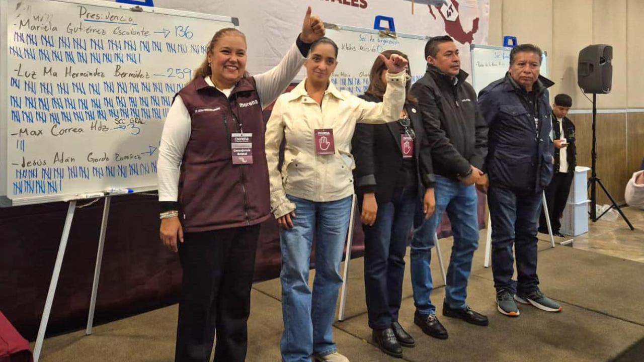 Dirigente estatal, Luz María Hernández. Créditos: FB LuzmaHdzB.