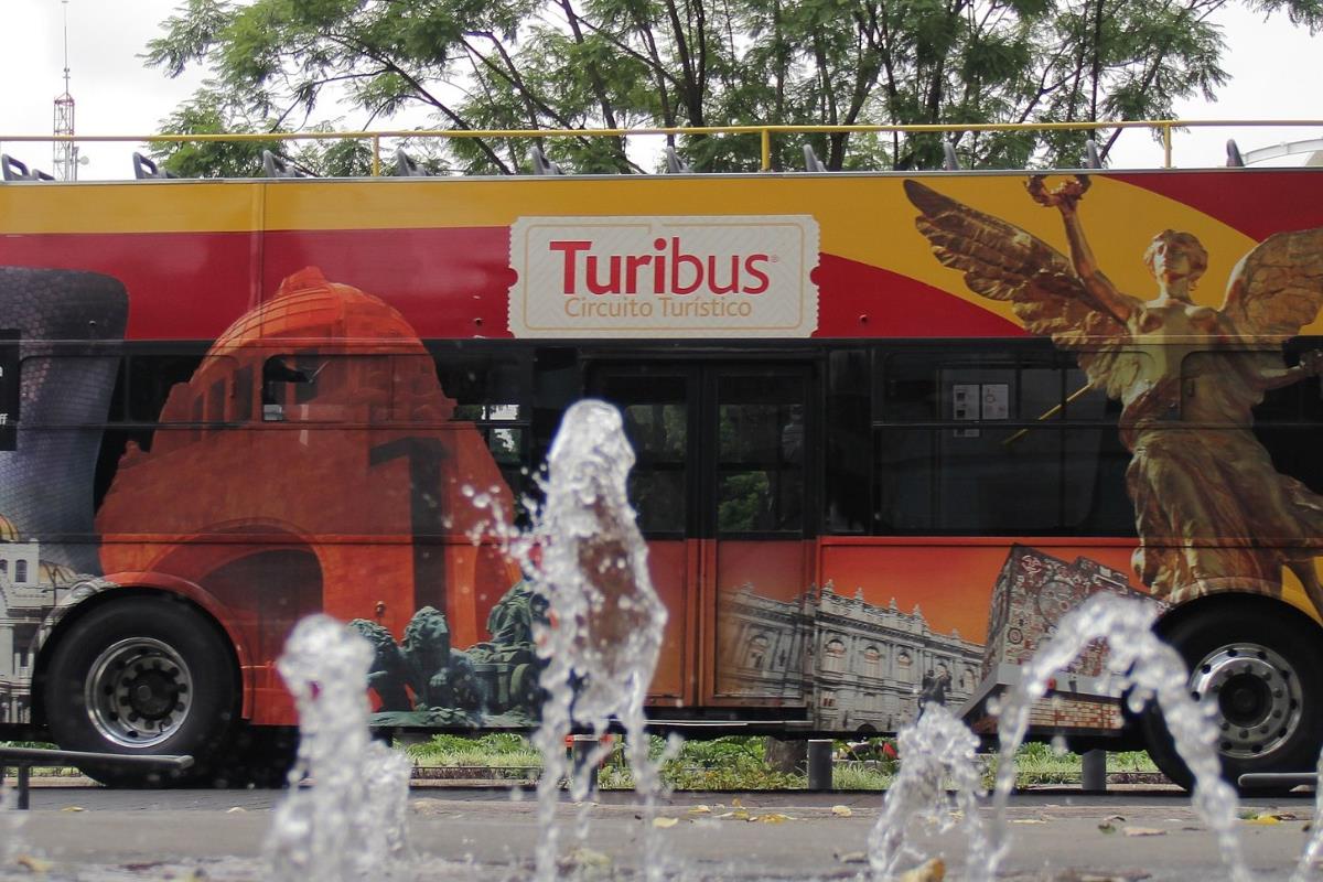 El Turibus en la capital mexicana. Foto: Mexico City