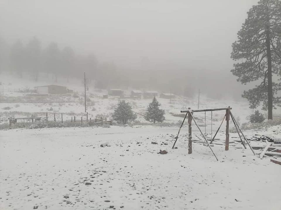 Se espera que Durango se pinte de blanco durante este inverno. Foto: Facebook Turismo Durango.