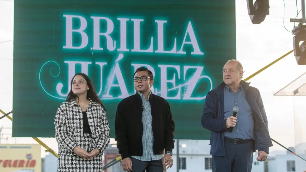 Félix Arratia inaugura el festival navideño Brilla Juárez