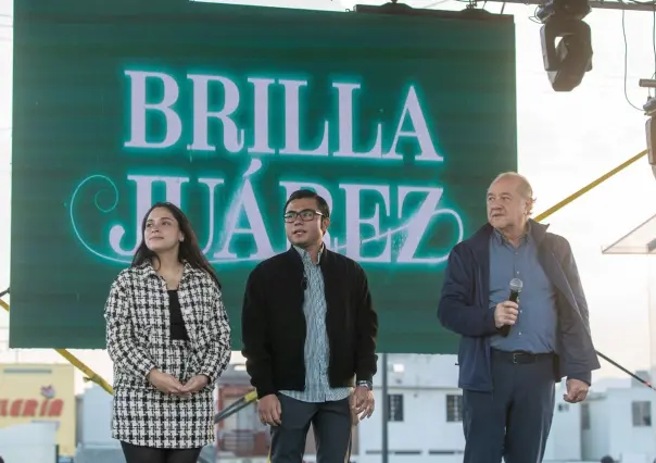 Félix Arratia inaugura el festival navideño Brilla Juárez