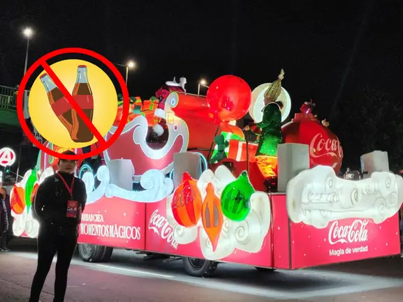 Denuncian caravanas navideñas de Coca-Cola por publicidad engañosa