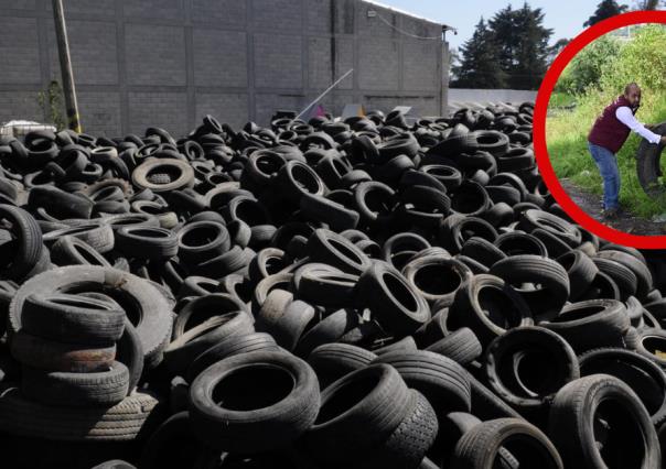 Limpiemos nuestro Edomex:  En Navidad recicla llantas no las quemes
