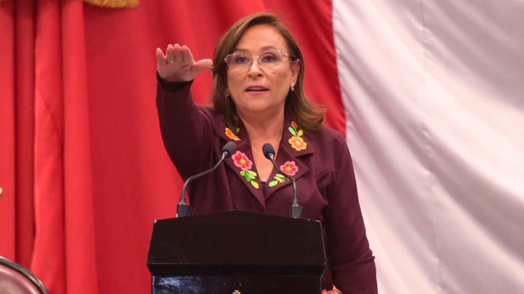 Rocío Nahle protesta como gobernadora de Veracruz con un plan de transformación integral