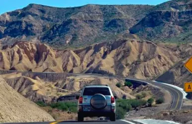 ¿Cuánto mide la carretera Transpeninsular entre Los Cabos, Guerrero Negro y Tijuana?