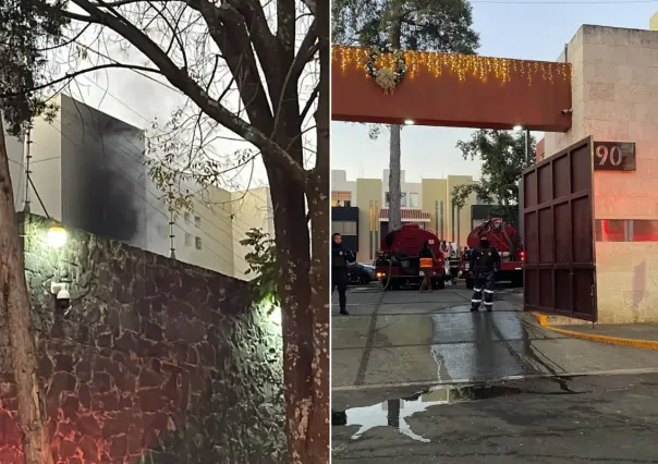 Incendio en privada donde vivía AMLO deja tres muertos