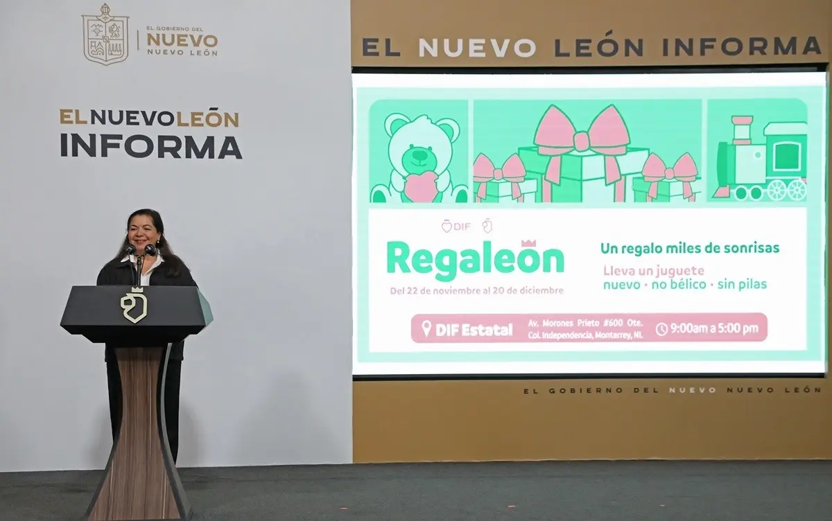 Navidad 2024: DIF Nuevo León lanza la campaña Regaleón 2024 para llevar alegría navideña