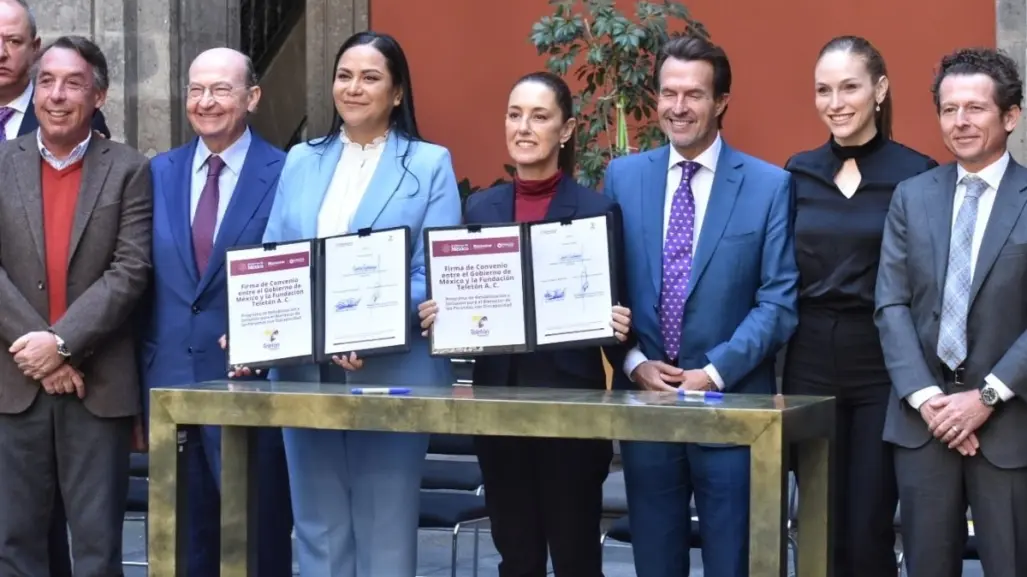 Claudia Sheinbaum firma convenio con Fundación Teletón y destina 900 MDP para rehabilitaciones