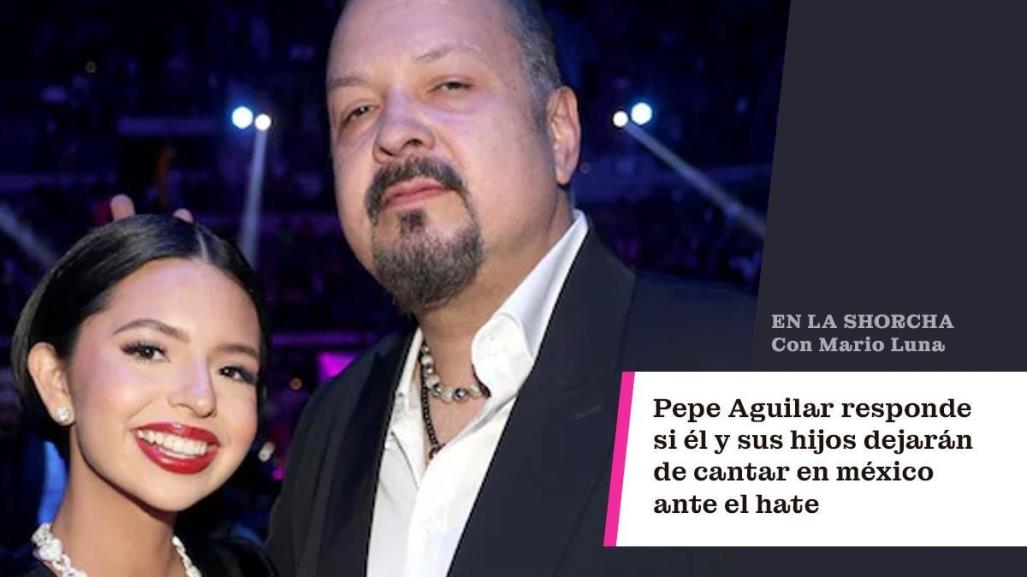 Pepe Aguilar responde si él y sus hijos dejarán de cantar en México ante el hate