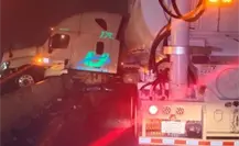 Accidente y neblina afectan tráfico en la Autopista Saltillo-Monterrey Accidente y neblina afectan tráfico en la Autopista Saltillo-Monterrey