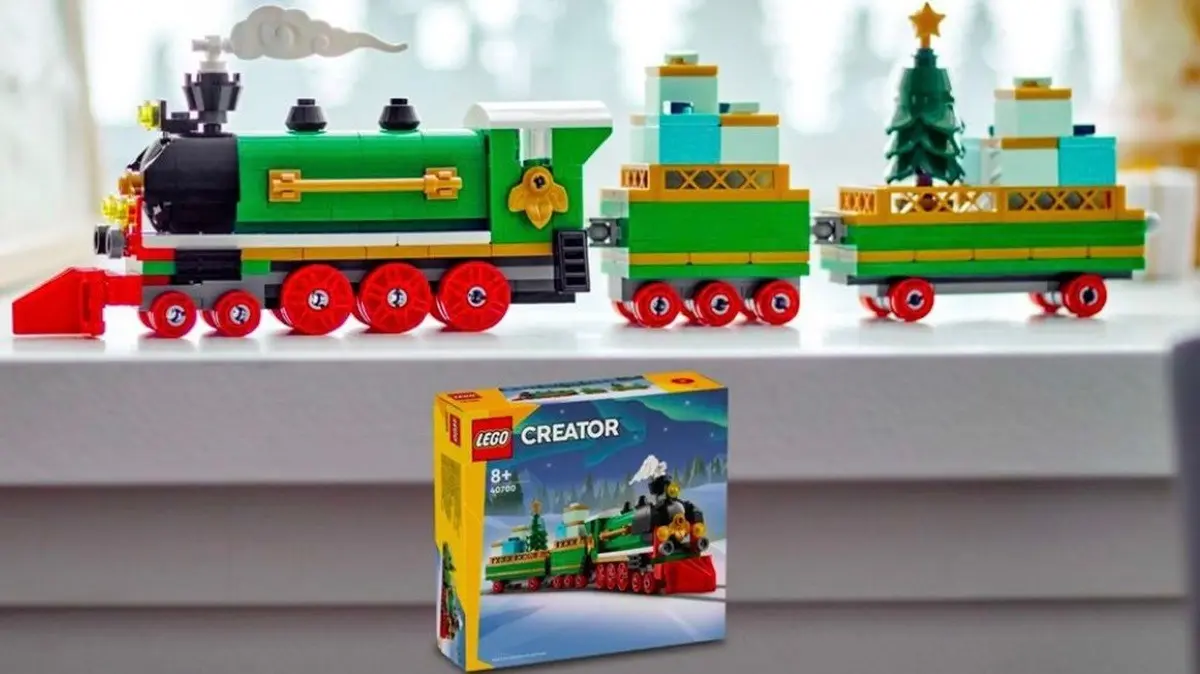 ¡Obtén el Winter Holiday Train gratis en tus compras LEGO! Foto: Lego México.