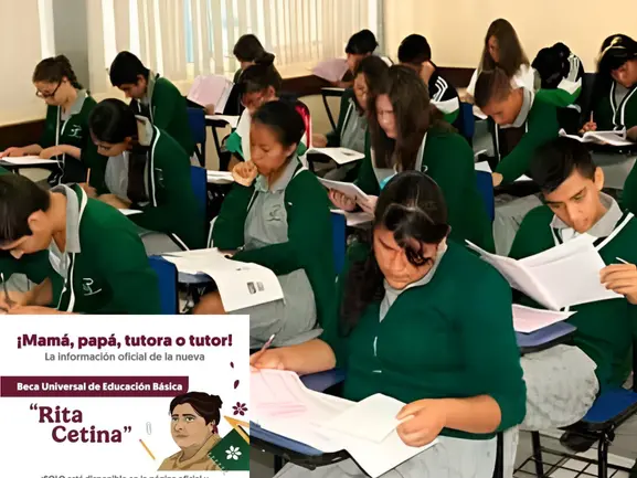 Foto: Becarios editada en canva