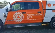 Mujer lesionada tras choque en carretera a Huinala-Dulces Nombres, Apodaca