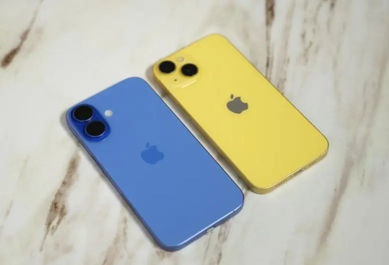 Diseño en dos colores distintos del iPhone 16 de Apple. Foto: Unsplash