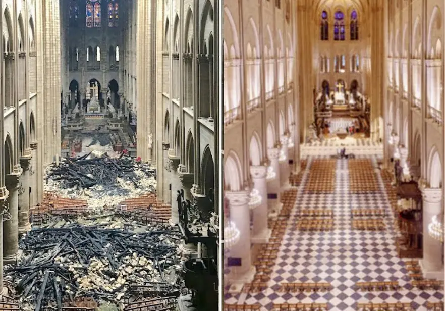 Notre Dame vuelve a brillar tras años de restauración, así quedó | FOTOS