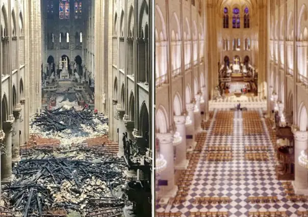 Notre Dame vuelve a brillar tras años de restauración, así quedó | FOTOS