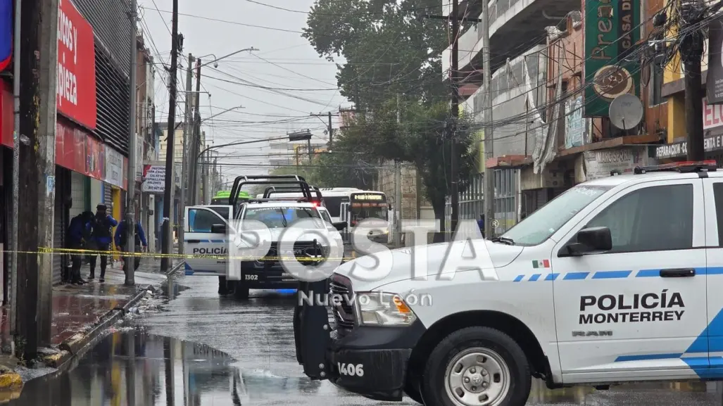 Balacera contra policías de Monterrey deja 2 personas detenidas (VIDEO)