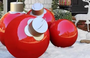 DIY Navideño: Crea esferas gigantes de Navidad con globos