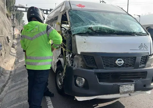 Accidente en la México-Pachuca deja cinco lesionados