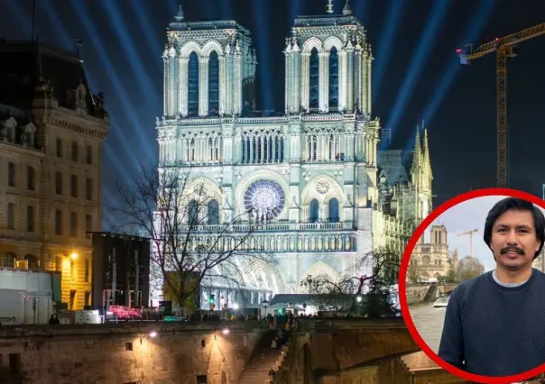 Alejandro Arredondo, orgullo mexiquense contribuye en reconstrucción de Notre Dame en París (VIDEO)