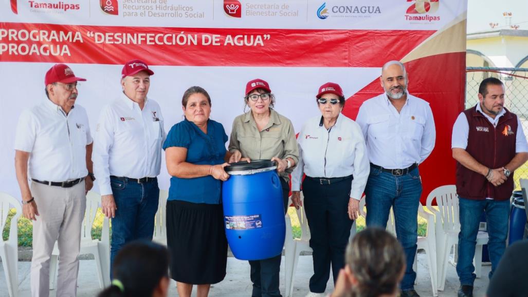 La CONAGUA entregó equipos de desinfección en Tamaulipas, ¿para qué sirven?