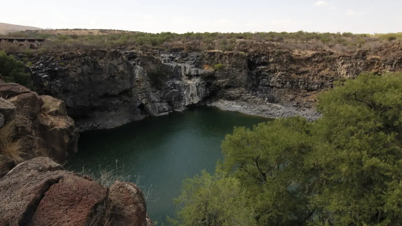 Descubre cual es la cascada que se encuentra a 20 minutos de la ciudad de Durango, además de ser una de las más impresionantes. Foto: Gerardo Lares.