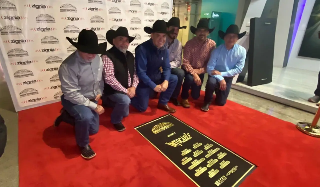 Intocable en este 2024 se encuentran celebrando 30 años de trayectoria y lo han festejado con una gira que este sábado cierran en la Arena Monterrey. Foto. Arturo González.