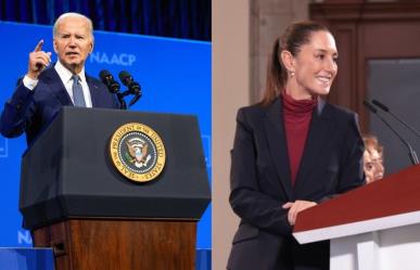 Joe Biden agradece a Sheinbaum por incautar una tonelada de fentanilo en México