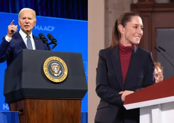 Joe Biden agradece a Sheinbaum por incautar una tonelada de fentanilo en México