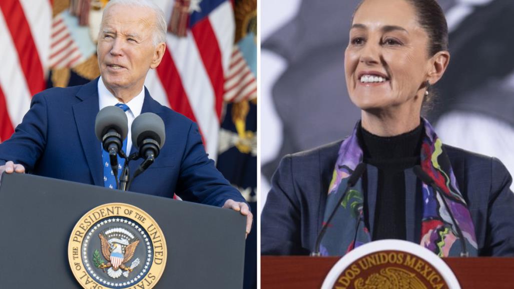 Joe Biden alaba a Claudia Sheinbaum por decomiso de fentanilo en México