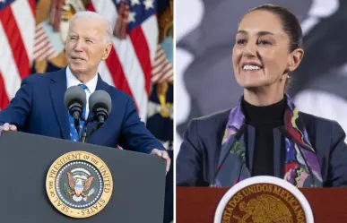 Joe Biden alaba a Claudia Sheinbaum por decomiso de fentanilo en México