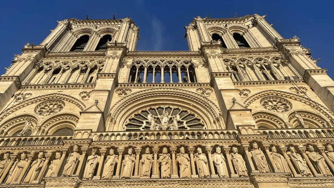 Catedral de Notre Dame. Créditos: X @notredameparis.