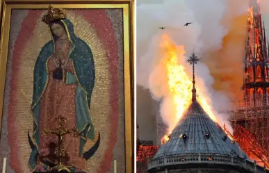 Notre Dame alberga una imagen de la Virgen de Guadalupe que se salvó del incendio