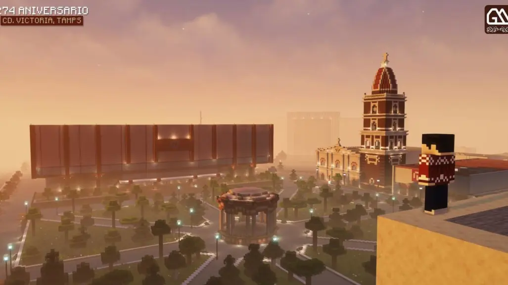 Así es Ciudad Victoria en versión Minecraft según Gilberto Anderson