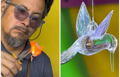 El increíble trabajo del artesano que está en Durango y al que apodan El Rey del Vidrio