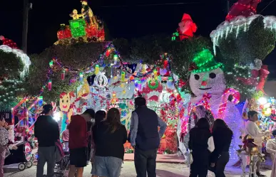 Navidad en Yucatán: Casas decoradas iluminan calles de Juan Pablo II