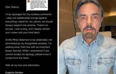 Eugenio Derbez pide perdón a Selena Gomez por sus críticas a Emilia Pérez